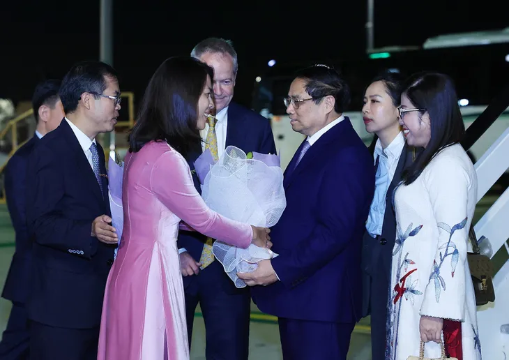 Thủ tướng Phạm Minh Chính tới Melbourne, bắt đầu chuyến công tác tại Australia - Ảnh 3. Thủ tướng Phạm Minh Chính tới Melbourne, bắt đầu chuyến công tác tại Australia - Ảnh 3.