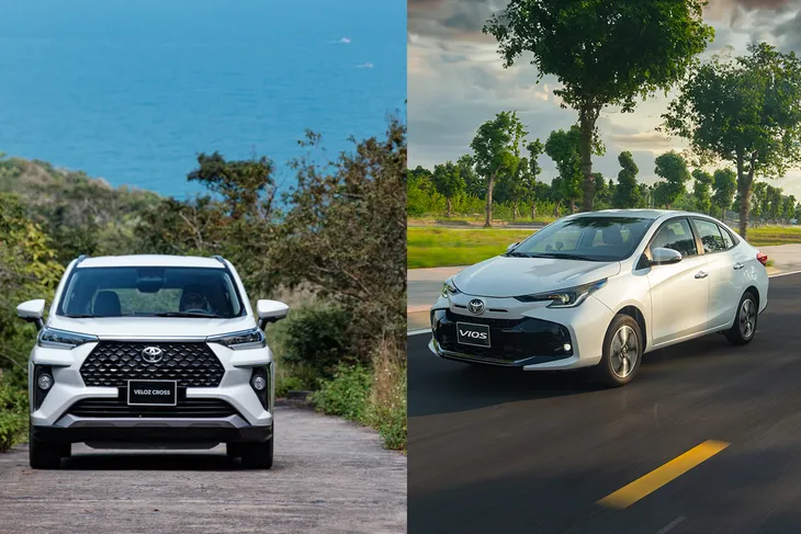 Vios, Veloz Cross và Hilux 2024 giảm giá bán - Ảnh 1.
