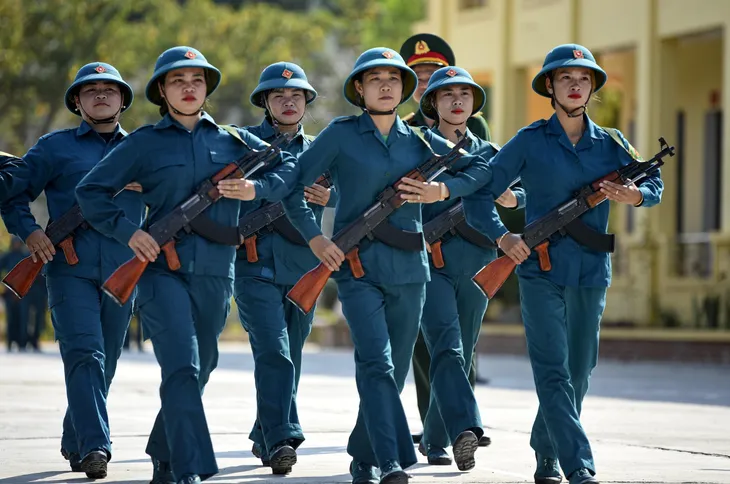 Những “bông hồng” trên thao trường nắng gió ở Điện Biên - Ảnh 6. Những “bông hồng” trên thao trường nắng gió ở Điện Biên - Ảnh 6.