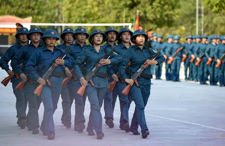 Những “bông hồng” trên thao trường nắng gió ở Điện Biên - Ảnh 7. Những “bông hồng” trên thao trường nắng gió ở Điện Biên - Ảnh 7.