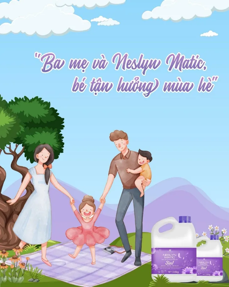 Nước giặt sinh học NesLyn Matic là sự lựa chọn tuyệt vời cho mẹ và bé - Ảnh 2. Nước giặt sinh học NesLyn Matic là sự lựa chọn tuyệt vời cho mẹ và bé - Ảnh 2.