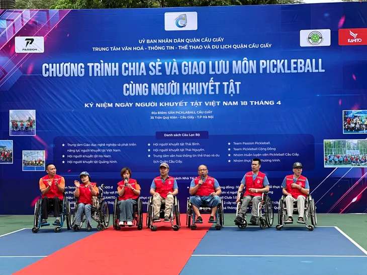 Chương trình chia sẻ và giao lưu môn Pickleball cùng người khuyết tật - Ảnh 5.