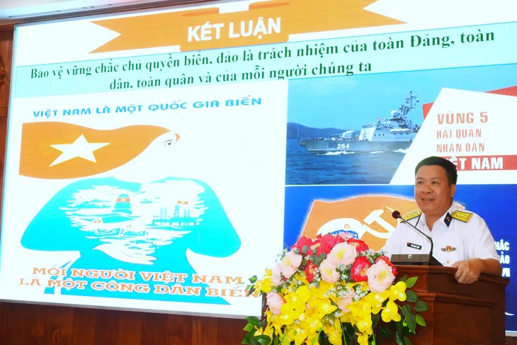 Tuyên truyền, thu hút thanh niên dự tuyển vào Quân chủng Hải quân - Ảnh 1. Tuyên truyền, thu hút thanh niên dự tuyển vào Quân chủng Hải quân - Ảnh 1.