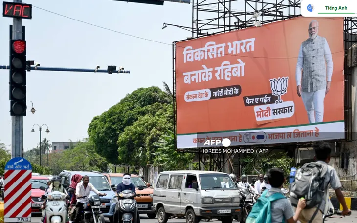 Tổng tuyển cử 2024 ở Ấn Độ: Thủ tướng Modi hướng tới nhiệm kỳ thứ 3 với những cam kết chạm lòng cử tri - Ảnh 1. Tổng tuyển cử 2024 ở Ấn Độ: Thủ tướng Modi hướng tới nhiệm kỳ thứ 3 với những cam kết chạm lòng cử tri - Ảnh 1.