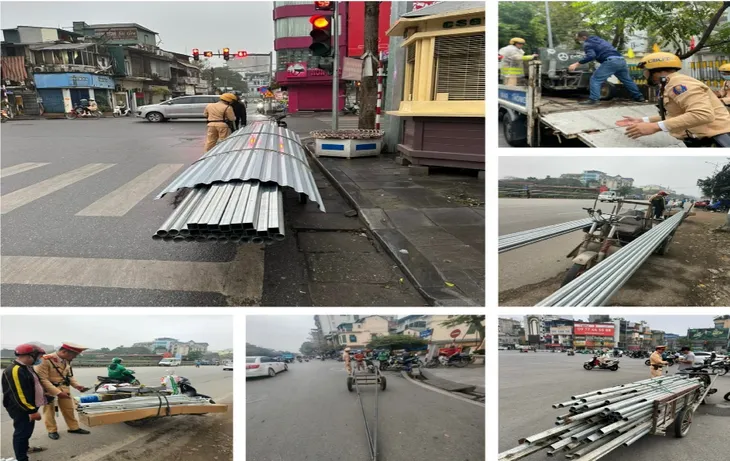 Hà Nội tạm giữ gần 400 xe ba, bốn bánh tự chế - Ảnh 1. Hà Nội tạm giữ gần 400 xe ba, bốn bánh tự chế - Ảnh 1.