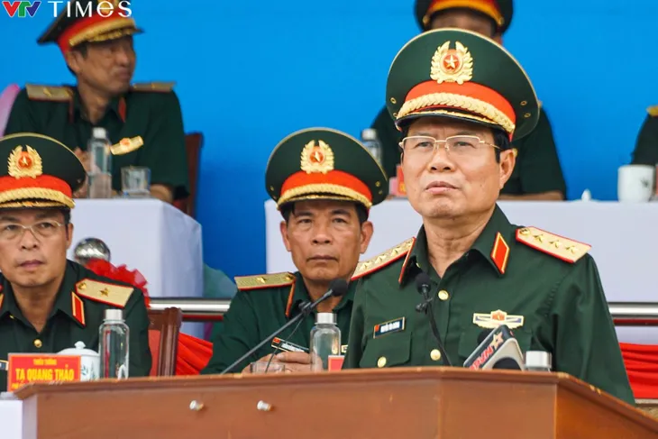 Quân đội: Tinh chỉnh hợp luyện diễu binh, diễu hành Lễ kỷ niệm 70 năm chiến thắng Điện Biên Phủ - Ảnh 3. Quân đội: Tinh chỉnh hợp luyện diễu binh, diễu hành Lễ kỷ niệm 70 năm chiến thắng Điện Biên Phủ - Ảnh 3.