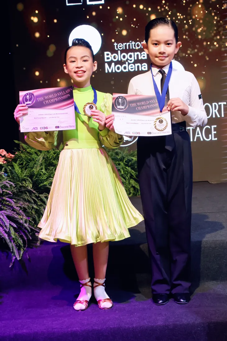 Con trai Khánh Thi - Phan Hiển lần thứ hai vô địch dancesport thế giới - Ảnh 4. Con trai Khánh Thi - Phan Hiển lần thứ hai vô địch dancesport thế giới - Ảnh 4.