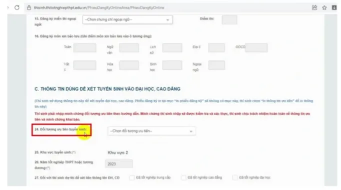 Hướng dẫn cách đăng ký dự thi tốt nghiệp THPT 2024 trực tuyến - Ảnh 5.