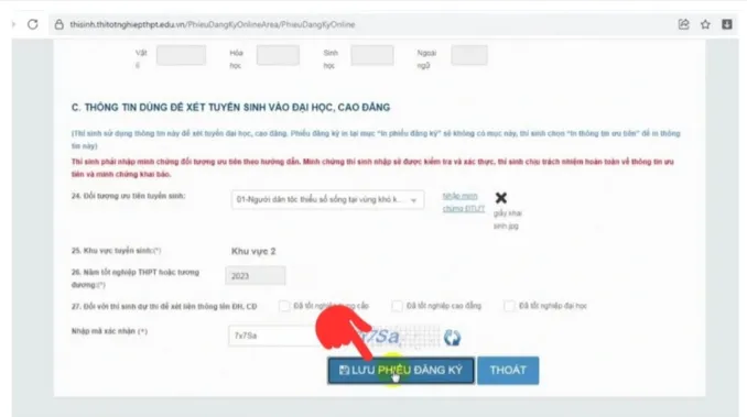 Hướng dẫn cách đăng ký dự thi tốt nghiệp THPT 2024 trực tuyến - Ảnh 6.