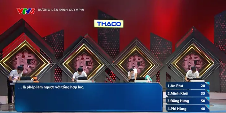 Đường lên đỉnh Olympia 2024: Nam sinh Hà Nội giành vòng nguyệt quế ở giây cuối cùng - Ảnh 2. Đường lên đỉnh Olympia 2024: Nam sinh Hà Nội giành vòng nguyệt quế ở giây cuối cùng - Ảnh 2.
