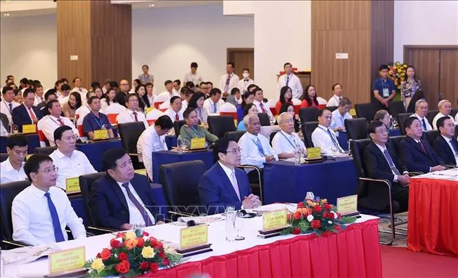 Thủ tướng Phạm Minh Chính dự Hội nghị công bố quy hoạch và xúc tiến đầu tư tỉnh Ninh Thuận - Ảnh 1. Thủ tướng Phạm Minh Chính dự Hội nghị công bố quy hoạch và xúc tiến đầu tư tỉnh Ninh Thuận - Ảnh 1.