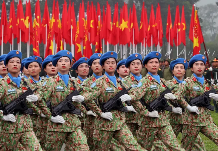 Bộ Quốc phòng, Bộ Công an kiểm tra hợp luyện diễu binh, diễu hành kỷ niệm Chiến thắng Điện Biên Phủ - Ảnh 2. Bộ Quốc phòng, Bộ Công an kiểm tra hợp luyện diễu binh, diễu hành kỷ niệm Chiến thắng Điện Biên Phủ - Ảnh 2.