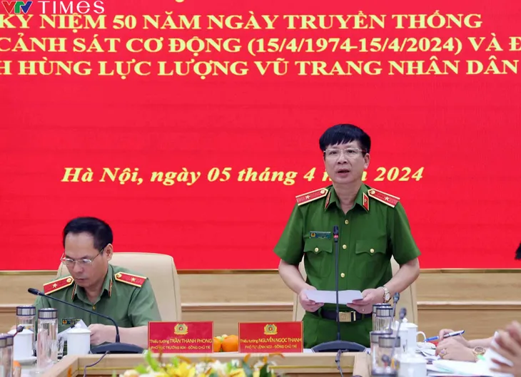 Tổ chức diễu binh, diễu hành kỷ niệm 50 năm Ngày truyền thống lực lượng Cảnh sát cơ động - Ảnh 2. Tổ chức diễu binh, diễu hành kỷ niệm 50 năm Ngày truyền thống lực lượng Cảnh sát cơ động - Ảnh 2.