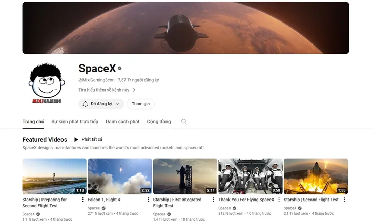 Kênh YouTube của Độ Mixi lại bị hacker chiếm quyền kiểm soát - Ảnh 3. Kênh YouTube của Độ Mixi lại bị hacker chiếm quyền kiểm soát - Ảnh 3.