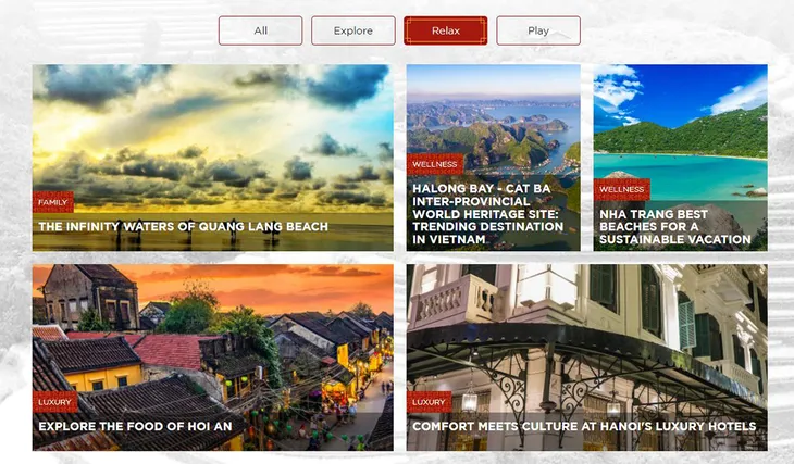 Website quảng bá du lịch quốc gia vietnam.travel vượt qua website du lịch Thái Lan - Ảnh 2. Website quảng bá du lịch quốc gia vietnam.travel vượt qua website du lịch Thái Lan - Ảnh 2.