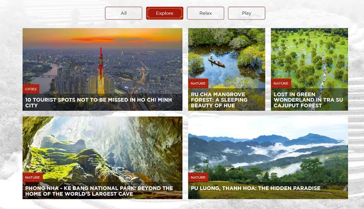 Website quảng bá du lịch quốc gia vietnam.travel vượt qua website du lịch Thái Lan - Ảnh 1. Website quảng bá du lịch quốc gia vietnam.travel vượt qua website du lịch Thái Lan - Ảnh 1.