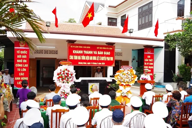Hoàn thành tu bổ, tôn tạo nhà tưởng niệm Anh hùng, Liệt sĩ Nguyễn Phan Vinh - Ảnh 1. Hoàn thành tu bổ, tôn tạo nhà tưởng niệm Anh hùng, Liệt sĩ Nguyễn Phan Vinh - Ảnh 1.