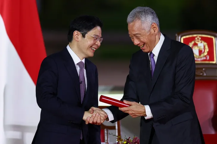 Ông Lawrence Wong cam kết cống hiến toàn lực để đảm nhận trọng trách Thủ tướng Singapore - Ảnh 1. Ông Lawrence Wong cam kết cống hiến toàn lực để đảm nhận trọng trách Thủ tướng Singapore - Ảnh 1.