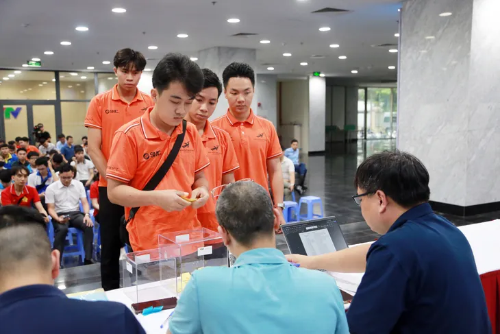 64 đội tuyển tham gia vòng sơ tuyển Robocon Việt Nam 2024 - Ảnh 16. 64 đội tuyển tham gia vòng sơ tuyển Robocon Việt Nam 2024 - Ảnh 16.
