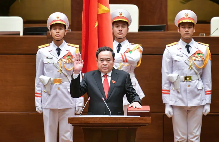 Ông Trần Thanh Mẫn được bầu giữ chức Chủ tịch Quốc hội - Ảnh 1. Ông Trần Thanh Mẫn được bầu giữ chức Chủ tịch Quốc hội - Ảnh 1.