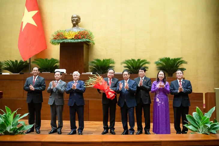 Ông Trần Thanh Mẫn được bầu giữ chức Chủ tịch Quốc hội - Ảnh 2. Ông Trần Thanh Mẫn được bầu giữ chức Chủ tịch Quốc hội - Ảnh 2.