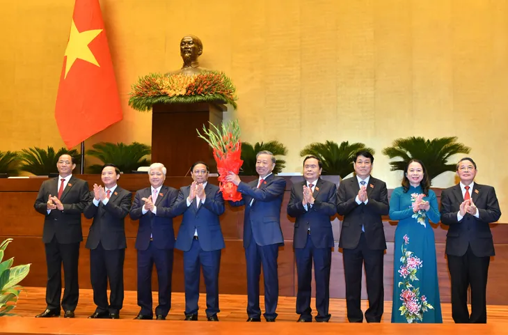Tân Chủ tịch nước Tô Lâm: Kỳ vọng tạo ra những kỳ tích mới vì mục tiêu dân giàu, nước mạnh - Ảnh 2. Tân Chủ tịch nước Tô Lâm: Kỳ vọng tạo ra những kỳ tích mới vì mục tiêu dân giàu, nước mạnh - Ảnh 2.