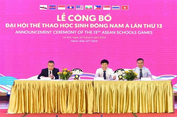 Đại hội Thể thao học sinh Đông Nam Á lần thứ 13 mang thông điệp “Kết nối cùng tỏa sáng - Ảnh 1. Đại hội Thể thao học sinh Đông Nam Á lần thứ 13 mang thông điệp “Kết nối cùng tỏa sáng - Ảnh 1.