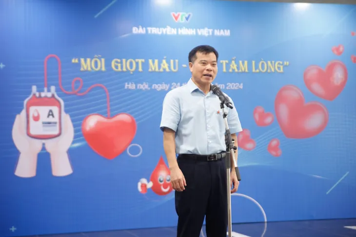 Hơn 300 cán bộ, nhân viên Đài THVN hiến máu nhân đạo - Ảnh 1.