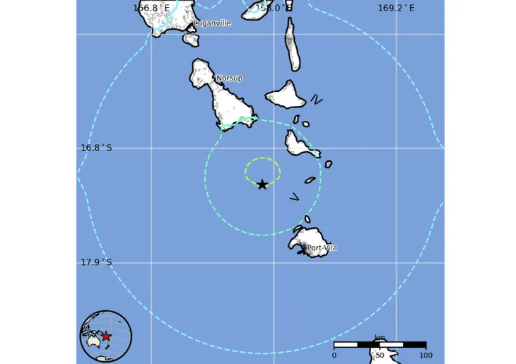 Động đất mạnh 6,3 độ tấn công quần đảo Vanuatu  - Ảnh 1.