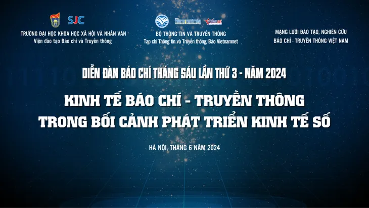 Sắp diễn ra Hội thảo quốc tế Diễn đàn Báo chí - Ảnh 1. Sắp diễn ra Hội thảo quốc tế Diễn đàn Báo chí - Ảnh 1.