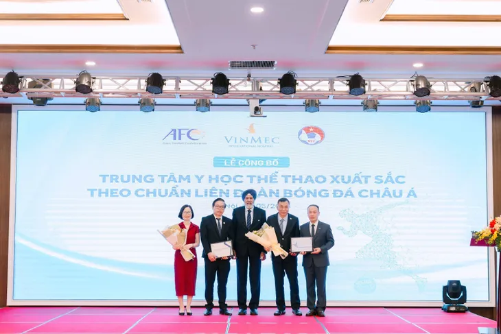 Trung tâm Y học Thể thao Vinmec được công nhận xuất sắc theo chuẩn châu Á - Ảnh 1.