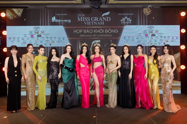 Dàn Hoa hậu, Á hậu đổ bộ buổi họp báo khởi động Miss Grand Vietnam 2024 - Ảnh 1. Dàn Hoa hậu, Á hậu đổ bộ buổi họp báo khởi động Miss Grand Vietnam 2024 - Ảnh 1.