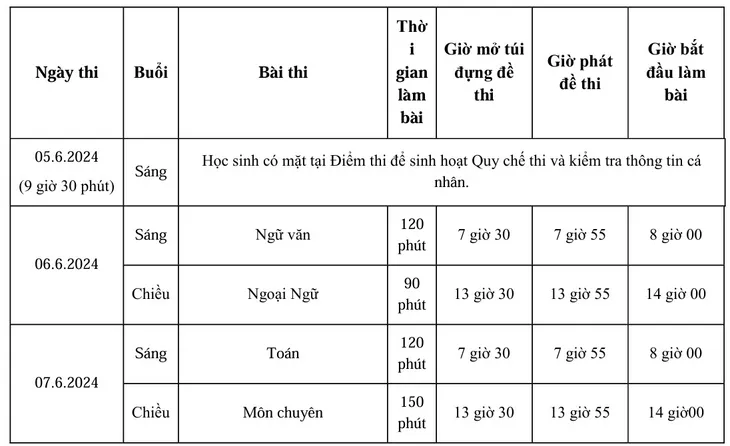 Gần 100.000 học sinh TP Hồ Chí Minh chuẩn bị bước vào Kỳ thi tuyển sinh lớp 10 - Ảnh 1.