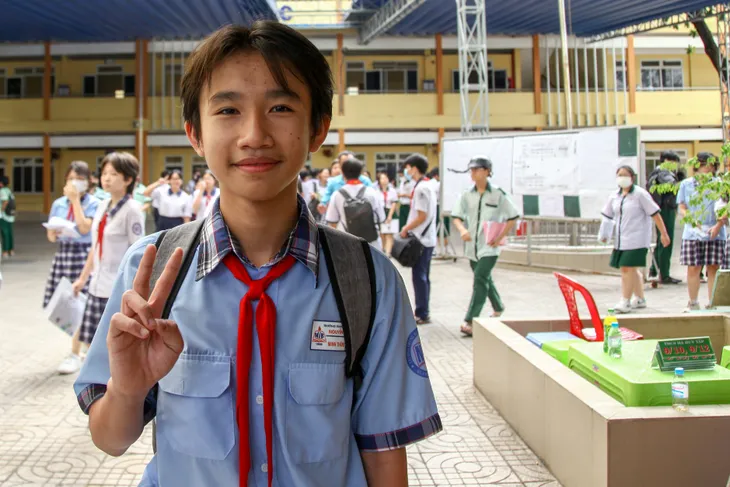 TP Hồ Chí Minh: Thí sinh hào hứng qua hai môn Ngữ Văn, Ngoại ngữ - Ảnh 3.