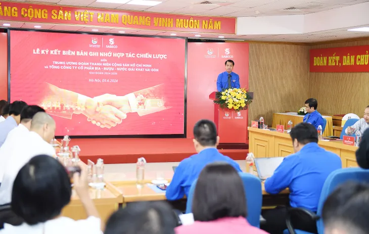 Trung ương Đoàn Thanh niên ký thỏa thuận hợp tác hướng đến tăng trưởng xanh - Ảnh 1. Trung ương Đoàn Thanh niên ký thỏa thuận hợp tác hướng đến tăng trưởng xanh - Ảnh 1.