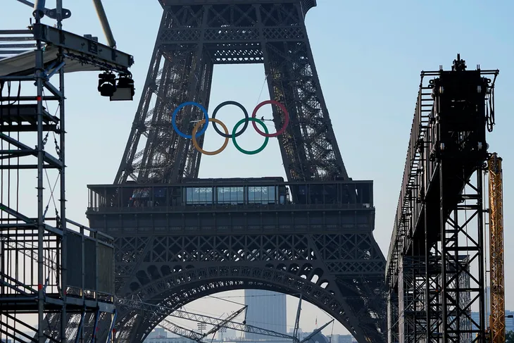Paris đánh dấu cột mốc 50 ngày đến Olympic - Ảnh 1. Paris đánh dấu cột mốc 50 ngày đến Olympic - Ảnh 1.