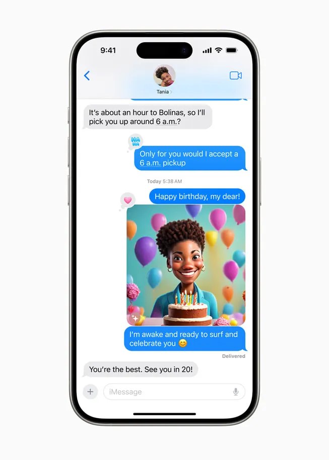 iOS 18 ra mắt: Tích hợp AI Apple Intelligence và ChatGPT - Ảnh 5. iOS 18 ra mắt: Tích hợp AI Apple Intelligence và ChatGPT - Ảnh 5.