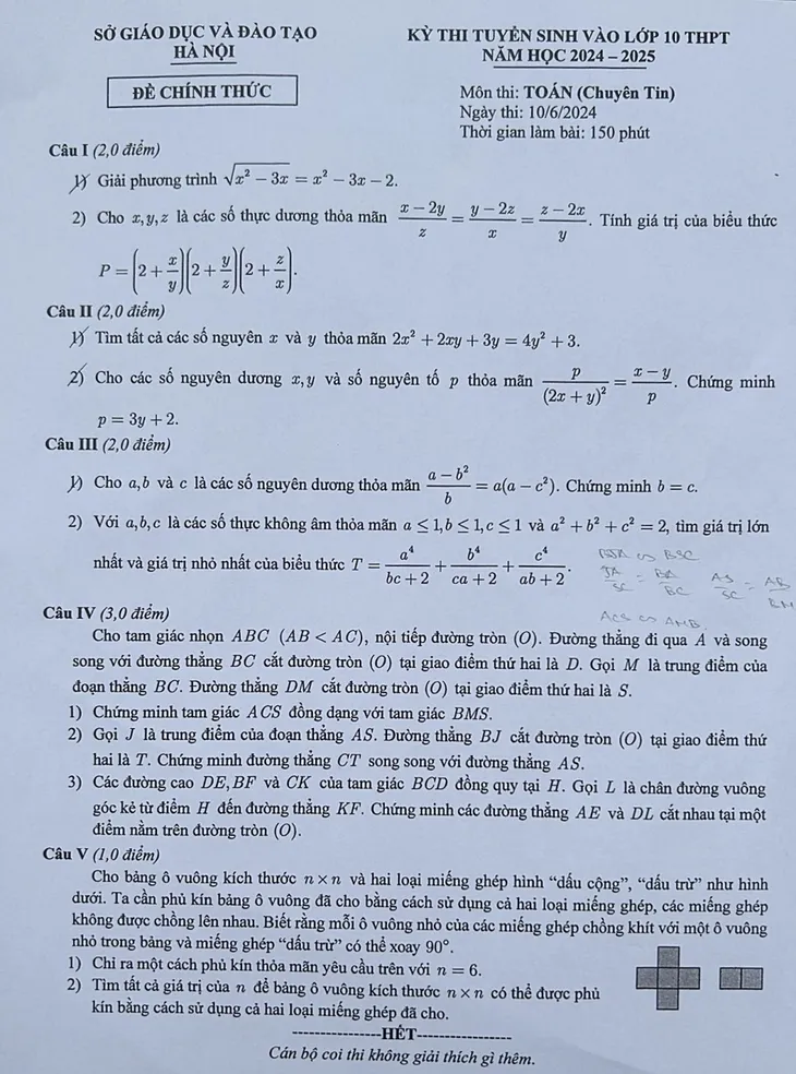 Lời người bố tâm sự với con vào bài thi môn chuyên trong kỳ thi tuyển sinh lớp 10 ở Hà Nội - Ảnh 3. Lời người bố tâm sự với con vào bài thi môn chuyên trong kỳ thi tuyển sinh lớp 10 ở Hà Nội - Ảnh 3.