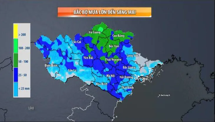 Miền Bắc chuẩn bị mưa lớn cuối tuần này, đề phòng sạt lở đất - Ảnh 1.