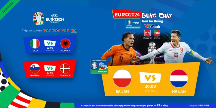 EURO 2024 - Bùng cháy trên VTVcab - Ảnh 2. EURO 2024 - Bùng cháy trên VTVcab - Ảnh 2.
