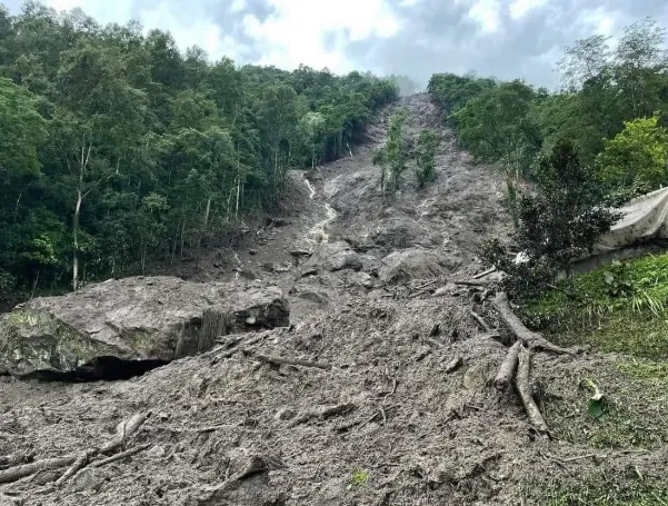 Lở đất ở vùng núi Himalaya khiến 10 người thiệt mạng, 2.400 du khách mắc kẹt ở Đông Bắc Ấn Độ - Ảnh 1.