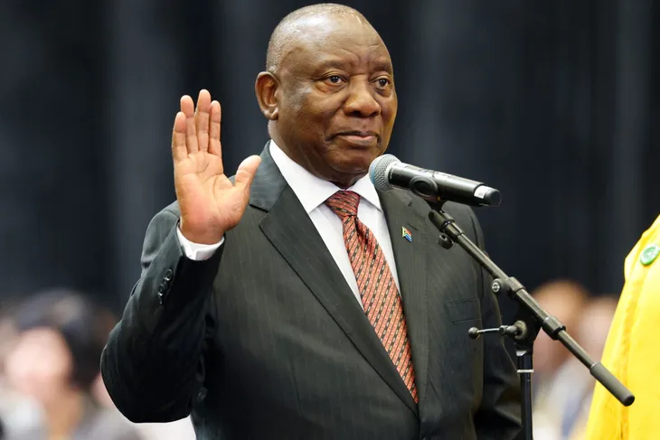 Tổng thống Nam Phi Ramaphosa tái đắc cử nhiệm kỳ 2 - Ảnh 1. Tổng thống Nam Phi Ramaphosa tái đắc cử nhiệm kỳ 2 - Ảnh 1.