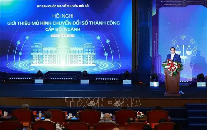 Thủ tướng Phạm Minh Chính: Xây dựng Tòa án điện tử với tinh thần “5 đẩy mạnh” - Ảnh 1. Thủ tướng Phạm Minh Chính: Xây dựng Tòa án điện tử với tinh thần “5 đẩy mạnh” - Ảnh 1.