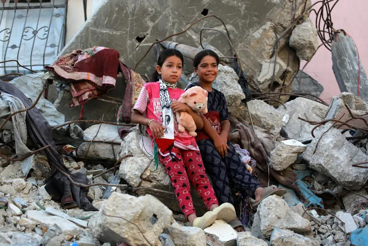 Gaza trải qua ngày yên bình hiếm hoi - Ảnh 1. Gaza trải qua ngày yên bình hiếm hoi - Ảnh 1.