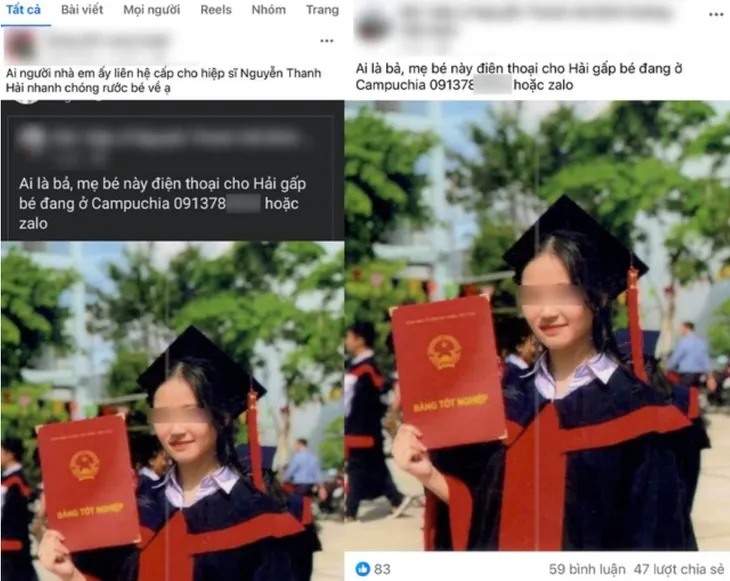 Tìm thấy nữ sinh mất tích sau kỳ thi tuyển sinh vào lớp 10 - Ảnh 1. Tìm thấy nữ sinh mất tích sau kỳ thi tuyển sinh vào lớp 10 - Ảnh 1.