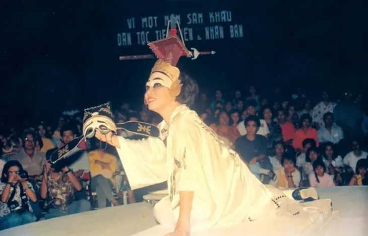 NSND Bạch Tuyết kỳ công diễn kịch một mình - Ảnh 1. NSND Bạch Tuyết kỳ công diễn kịch một mình - Ảnh 1.