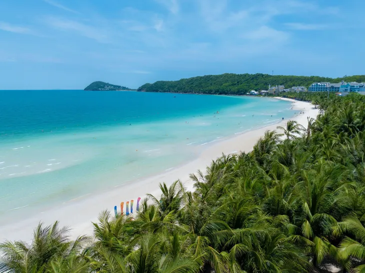 Bãi Kem Phú Quốc hút khách mùa hè với vẻ đẹp tựa thiên đường - Ảnh 1. Bãi Kem Phú Quốc hút khách mùa hè với vẻ đẹp tựa thiên đường - Ảnh 1.