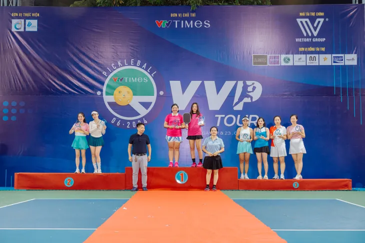 VTV Times Pickleball - VVP Tour 2024 khép lại với 13 trận chung kết ấn tượng, kịch tính - Ảnh 7. VTV Times Pickleball - VVP Tour 2024 khép lại với 13 trận chung kết ấn tượng, kịch tính - Ảnh 7.