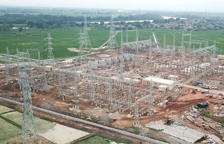 Đóng điện Dự án Trạm biến áp 500kV Thanh Hóa - Ảnh 1. Đóng điện Dự án Trạm biến áp 500kV Thanh Hóa - Ảnh 1.