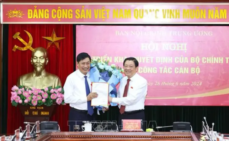 Bí thư Tỉnh ủy Sơn La làm Phó trưởng Ban Nội chính Trung ương - Ảnh 1. Bí thư Tỉnh ủy Sơn La làm Phó trưởng Ban Nội chính Trung ương - Ảnh 1.